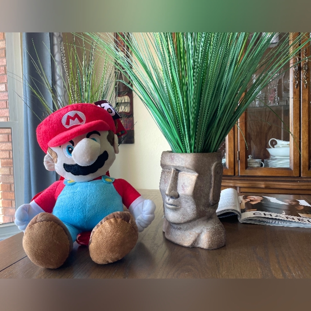 Nintendo Super Mario 🔥 Plush Large 20" Backpack Bag NWT